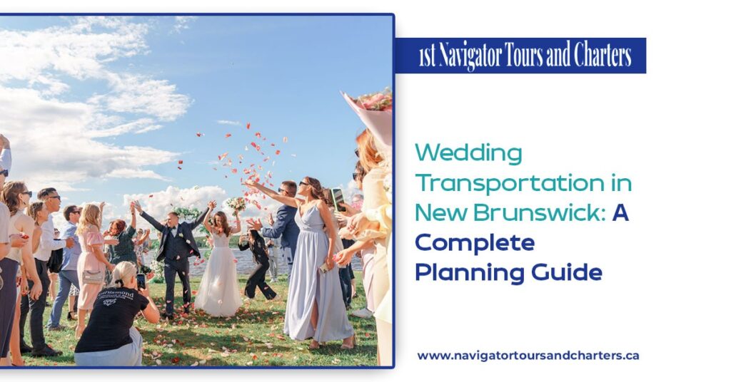 Wedding transportation in New Brunswick for guests and wedding parties